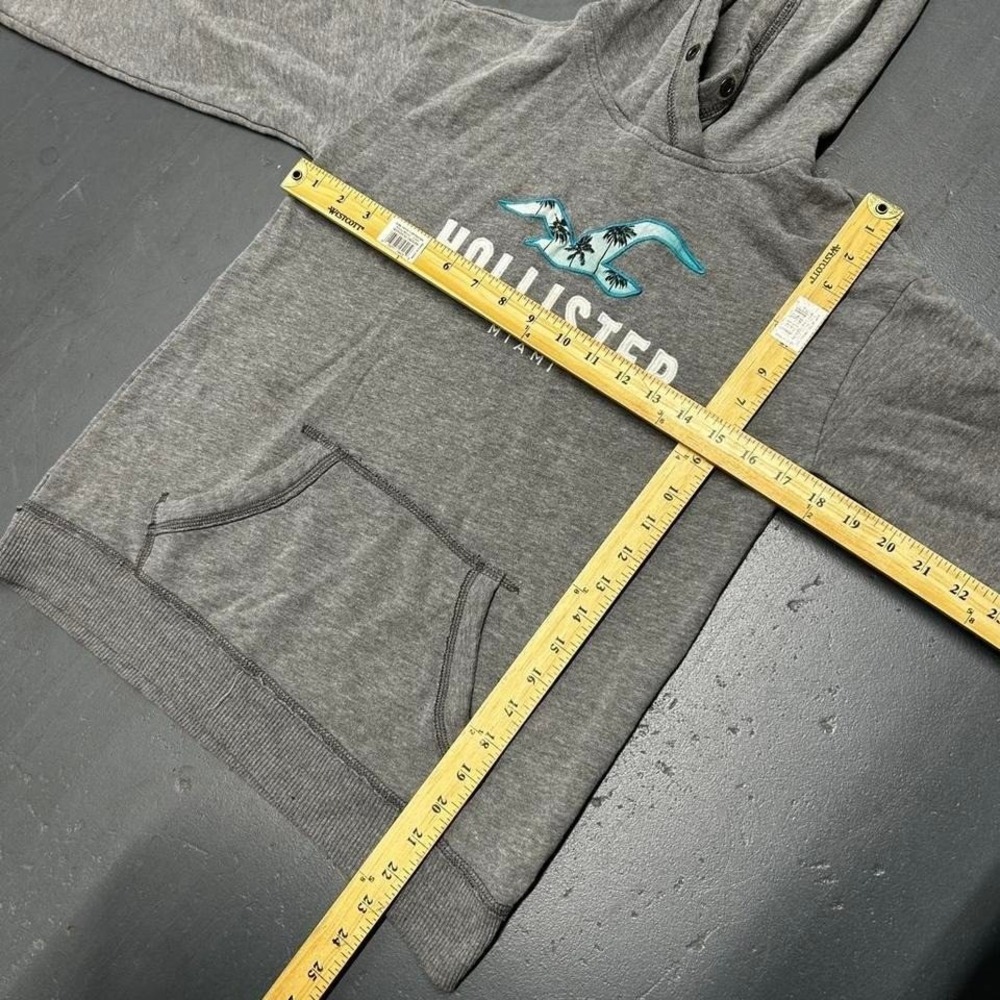 Y2k women's Hollister Co. Miami grey hoodie - Picture 4 of 4